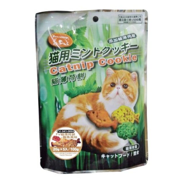 Pet Village 魔法村 貓薄荷餅-鮪魚風味 20gx5入