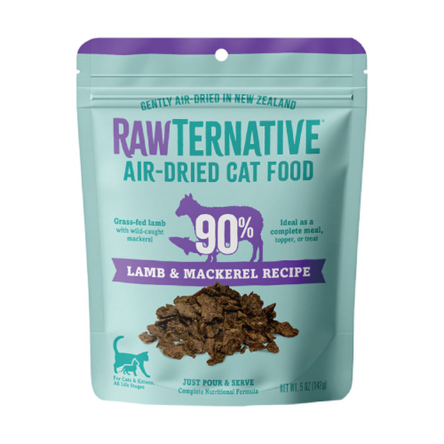 紐西蘭 RAW TERNATIVE 洛特夫 貓用風乾主食糧-羊肉鯖魚 142g