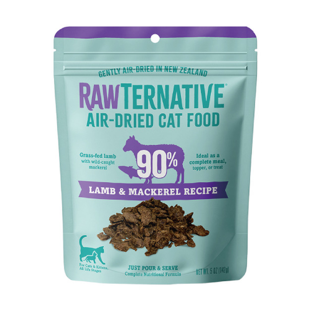 紐西蘭 RAW TERNATIVE 洛特夫 貓用風乾主食糧-羊肉鯖魚 142g
