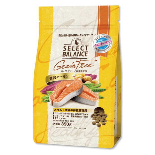 SELECT BALANCE 倍適選 無穀貓糧系列-成貓化毛加強配方 350g