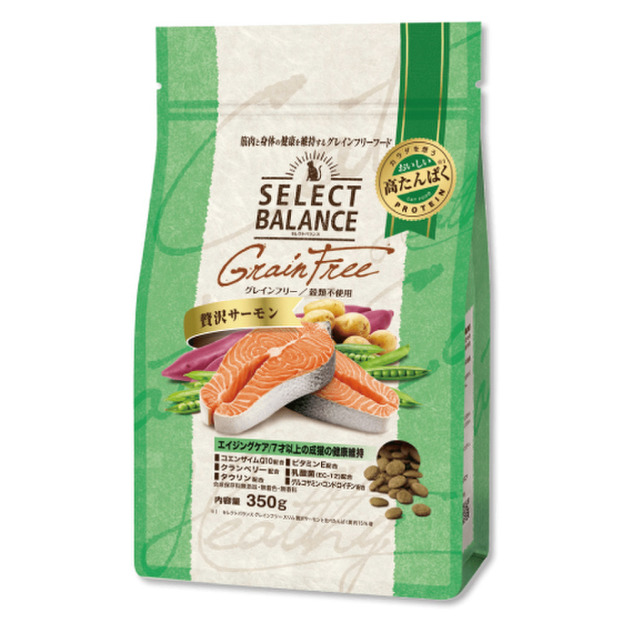 SELECT BALANCE 倍適選 無穀貓糧系列-熟齡貓體重維護配方 350g