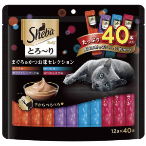 日本 Sheba 誘惑泥 鮪魚+鮪魚海鮮+鰹魚+鰹魚鮮蝦口味 12gx40入
