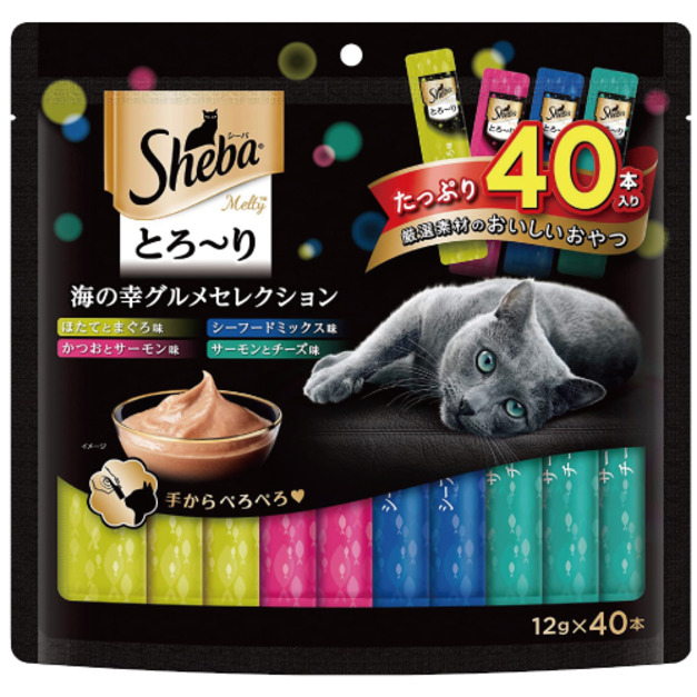 日本 Sheba 誘惑泥 海鮮干貝口味 12gx40入
