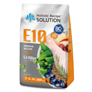 SOLUTION 耐吉斯 無穀室內貓低卡配方-E10 窈窕火雞餐 4.5LB