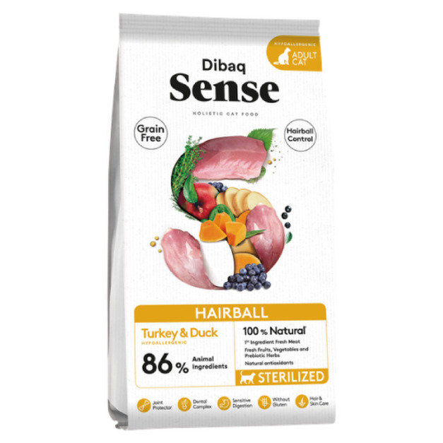 Sense 森仕 化毛貓無穀火雞&鴨肉 1.5kg