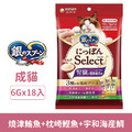 日本製unicharm 銀湯匙 綜合營養肉泥-腎臟保健 燒津鮪魚+枕崎鰹魚+宇和海産鯛 6gx18入_1