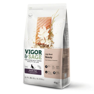 Vigor & Sage 靈萃 成貓百合根美毛草本無穀糧 4kg