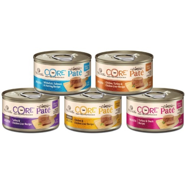 WELLNESS 寵物健康 CORE 經典肉醬主食貓罐3oz-隨機口味12罐/箱