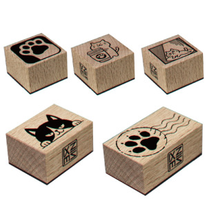 貓咪系列雕刻印章紙盒裝(五款可選)