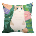 貓咪植物抱枕 40x40cm (多款可選)_1
