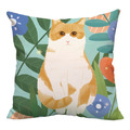 貓咪植物抱枕 40x40cm (多款可選)_2