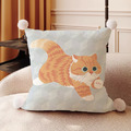 可愛貓咪抱枕 40x40cm (多款可選)