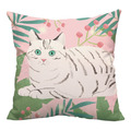 貓咪植物抱枕 40x40cm (多款可選)