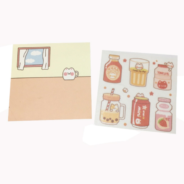 貓咪便條紙貼紙套組