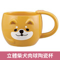日本立體柴犬肉球陶瓷杯_1