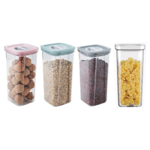 鎖扣密封保鮮密封罐(四色可選) 1500ml