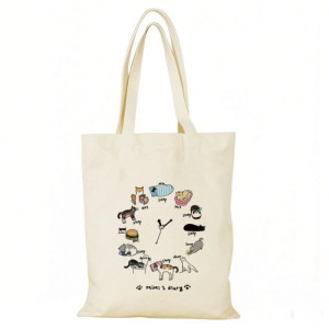 貓咪文創手提帆布包(多款可選) 34x40cm