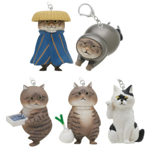 胖胖虎斑貓系列扭蛋(五款可選)