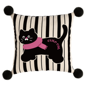 貓狗系列荷蘭絨方形抱枕 45x45cm(多款可選)