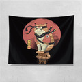 日式武士貓狗掛布 75x95cm (多款可選)_1