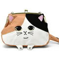 貓咪造型大口金包斜背包(兩款可選)