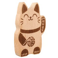 實木招財貓冰箱貼開瓶器(兩款可選)