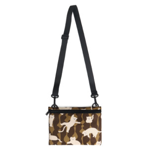 可愛貓咪印花信封斜背包(兩色可選)