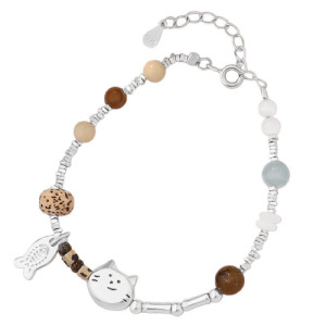 可愛貓咪小魚手鍊