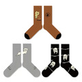叛逆貓社系列中筒襪3入禮盒(多款可選)
