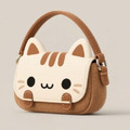 可愛貓咪造型手提包(兩色可選)_1