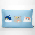 好物家居 貓咪60支全棉枕頭套2入 (多款可選)