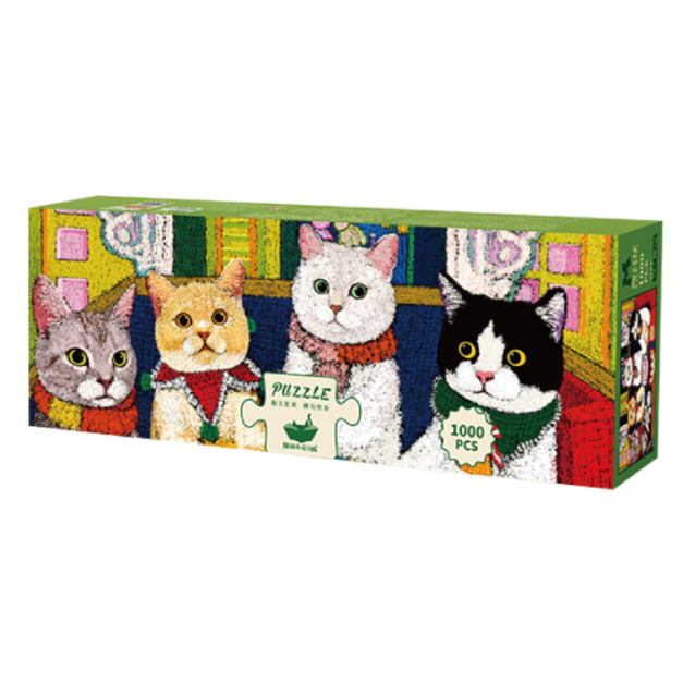 喵喵生日派對1000片拼圖