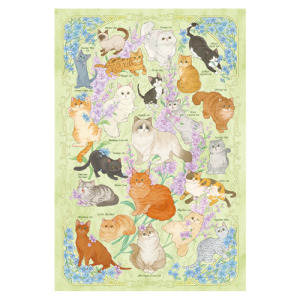 喵喵花語拼圖1000片