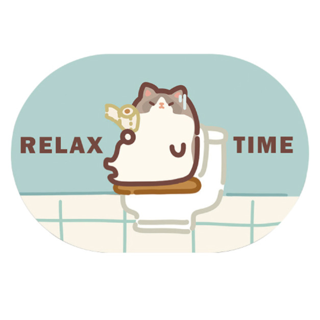 貓咪吸水防滑珪藻土軟地墊(多款可選)