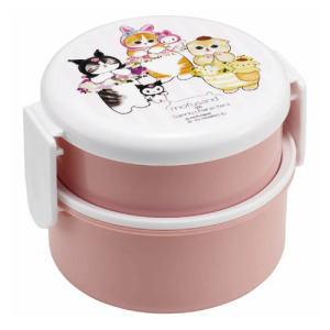 Mofusand 貓福珊迪 圓形雙層便當盒