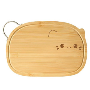 趴趴貓咪雙面竹砧板-大號