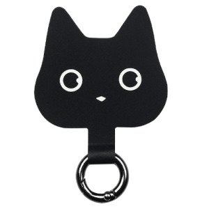 趣味貓咪造型手機掛繩夾片掛片(三款可選)