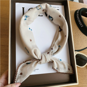 可愛貓咪純棉絲巾 方巾(多款可選)