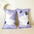 好物家居 貓咪60支全棉枕頭套2入 (多款可選)_1