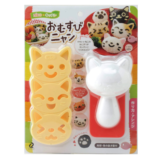 日本貓咪飯糰模具