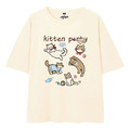 毛絨塗鴉貓T恤(多款可選)
