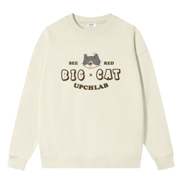 美式憤怒貓咪長袖加絨上衣(多款可選)