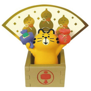 步步高升金運虎小公仔擺飾