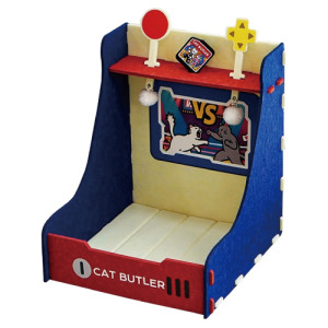 毛氈遊戲機貓屋