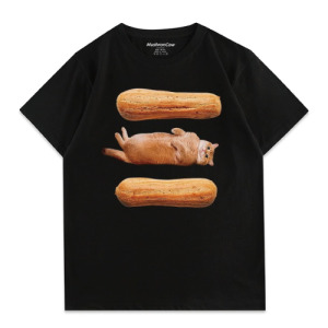 泡芙棒猫咪純棉T恤 