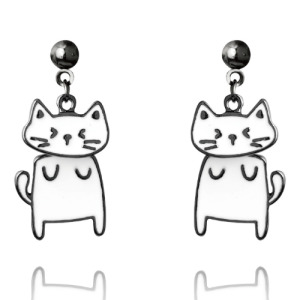 淘氣貓咪耳環