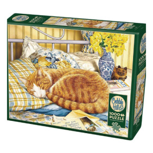 Cobblehill 溫暖的貓拼圖 1000片