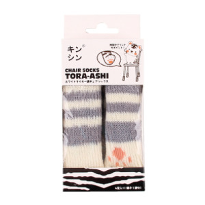 針織貓咪爪椅腳套 4入(兩款可選)