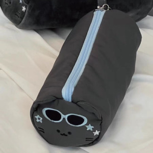 灰色小貓筆袋