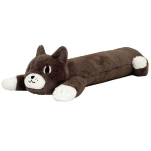 巨大灰色趴趴貓長抱枕娃娃 115cm (外布可拆洗)